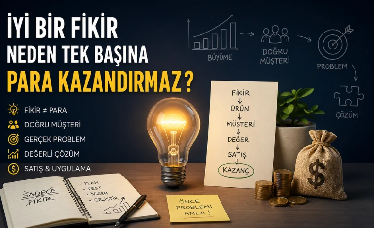 İyi Bir Fikir Neden Tek Başına Para Kazandırmaz?